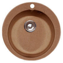 Мойка из мрамора GranFest Rondo GF-R480 терракот
