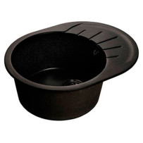 Мойка из мрамора GranFest Rondo GF-R580L черный