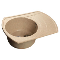 Мойка из мрамора GranFest Rondo GF-R650L песочный