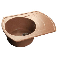 Мойка из мрамора GranFest Rondo GF-R650L терракот