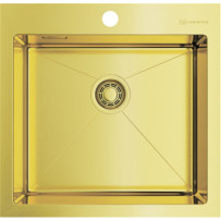 Мойка из нержавейки Omoikiri Akisame 51-LG светлое золото 4973439