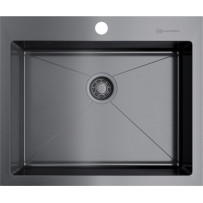 Мойка из нержавейки Omoikiri Akisame 59-GM 4973096 вороненая сталь 4973096