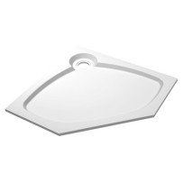 Душевой поддон Cezares TRAY-S-P-100-56-W пятиугольный
