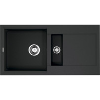 Мойка гранитная Omoikiri Sakaime 86-2-BL черная 4993117