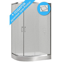 Душевой уголок Cezares Eco O-RH-2-100/80-P-Cr punto