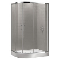 Душевой уголок Cezares ECO-O-RH-2-100/80-C-Cr прозрачное