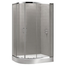 Душевой уголок Cezares ECO-O-RH-2-100/80-C-Cr прозрачное