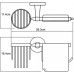 Держатель туалетной бумаги Wasserkraft Isen K-4059 с держателем освежителя воздуха