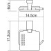 Держатель туалетной бумаги Wasserkraft Leine K-5025White