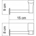 Держатель туалетной бумаги Wasserkraft Leine K-5096White