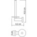 Держатель туалетной бумаги Wasserkraft Lippe K-6597