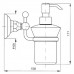 Дозатор жидкого мыла Nicolazzi Classica 1489BZ