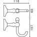 Крючок Art&Max Antic AM-E-2686BL