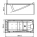 Акриловая ванна Orans OLS-BT65108 L 170x75 см