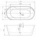 Акриловая ванна BelBagno BB14