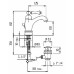 Смеситель Cezares MARGOT-LSM1-A-01-Bi для раковины