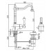 Смеситель Cezares MARGOT-LSM2-02-Bi для раковины