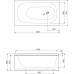 Акриловая ванна Cezares Eco 120x70