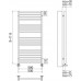 Полотенцесушитель водяной Terminus Сицилия П18 500*1116