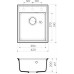 Мойка гранитная Omoikiri Daisen 42-DC темный шоколад