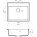 Мойка гранитная Omoikiri Daisen 60-PA пастила