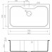 Мойка гранитная Omoikiri Maru 86-PL платина