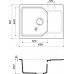 Мойка гранитная Omoikiri Yonaka 65-DC темный шоколад