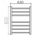 Полотенцесушитель электрический Grota Estro 63x60 с теном