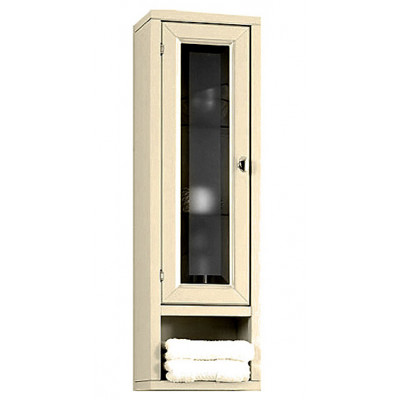 Шкаф для ванной Caprigo Альбион 240 BIANCO Light Vintage L (пенал)