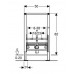 Система инсталляции для подвесных биде Geberit Duofix 111.524.00.1