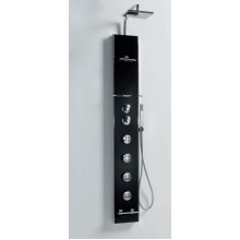 Душевая гидромассажная панель Novellini Aqua 1 Cascata 2 CASC2VM-H черный