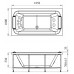Акриловая ванна Радомир Хельга 170х90
