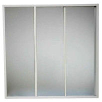 Шторка на ванну Bas Тесса (3 ств. пластик)