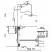 Смеситель Cezares ELITE-LSM1-02-Bi