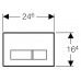 Кнопка слива инсталляций Geberit Sigma 50 115.788.00.1 без вкладыша