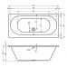 Акриловая ванна Riho Carolina 170х80 прямоугольная