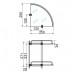 Полка угловая двойная Veragio Gifortes VR.GFT-9032.CR